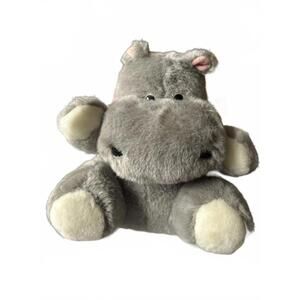 Kelly Trading Plush Hippo Stuffed Animal Vintage Made in Korea